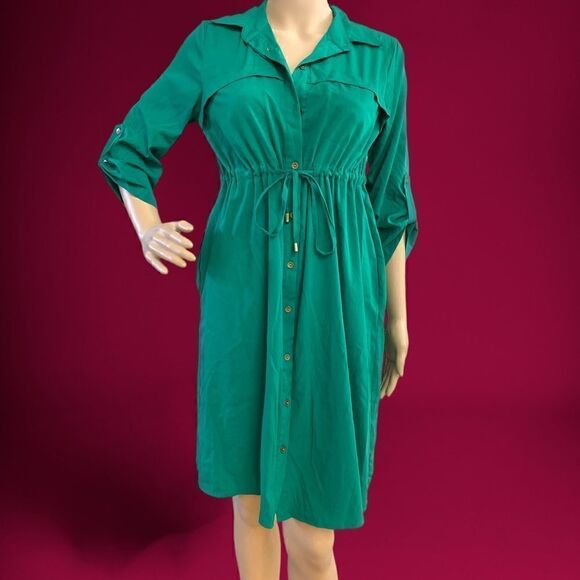 Size S Motherhood maternity beautiful green dress - Picture 2 of 8